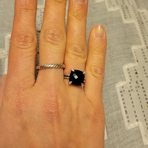 David Yurman 11mm Onyx Chatelain ring